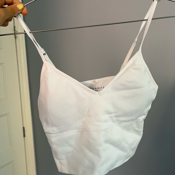 Dynamite white crop top - Picture 2 of 3